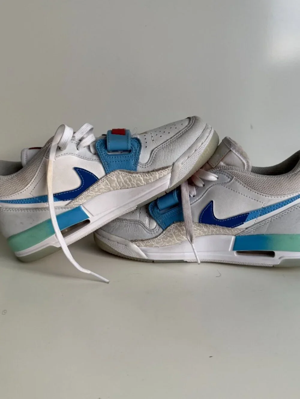 Nike Air Jordan Legacy 312 Low Boys White Emerald Rise 4.5Y